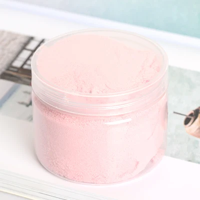 Pink 320g Счастливая обезьяна 100 г/160 г/320 г Пластилин пушистый слизи DIY игрушка мягкий антипригарный динамический песок хлопок грязь подарок игрушка для детей - Цвет: Pink 320g