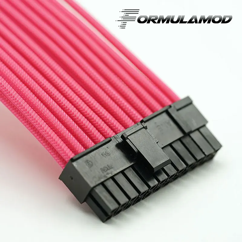 FormulaMod Fm ATX24P B ATX 24Pin материнская плата силовые удлинители 18AWG многоцветные
