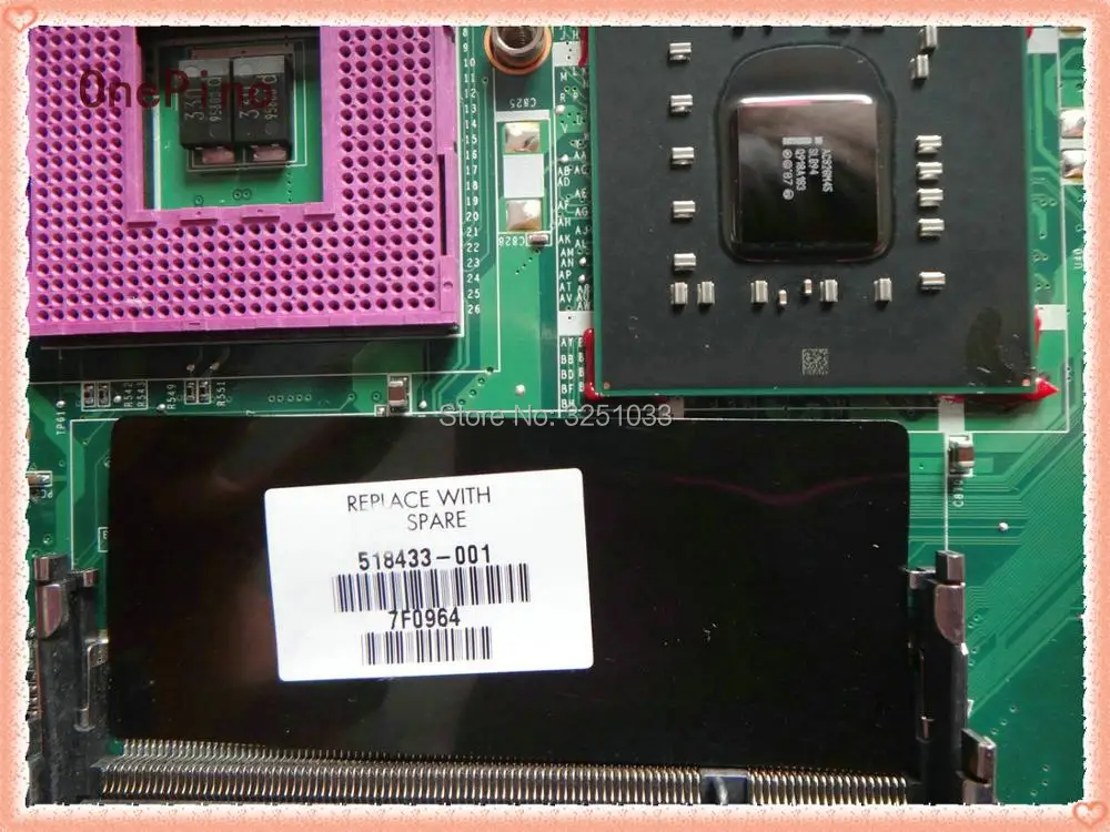 518433-001 для ноутбука HP PAVILION ноутбук ПК DV6-1000 материнская плата DV6T-1200 ноутбук PGA478 DDR2 от AliExpress RU&CIS NEW