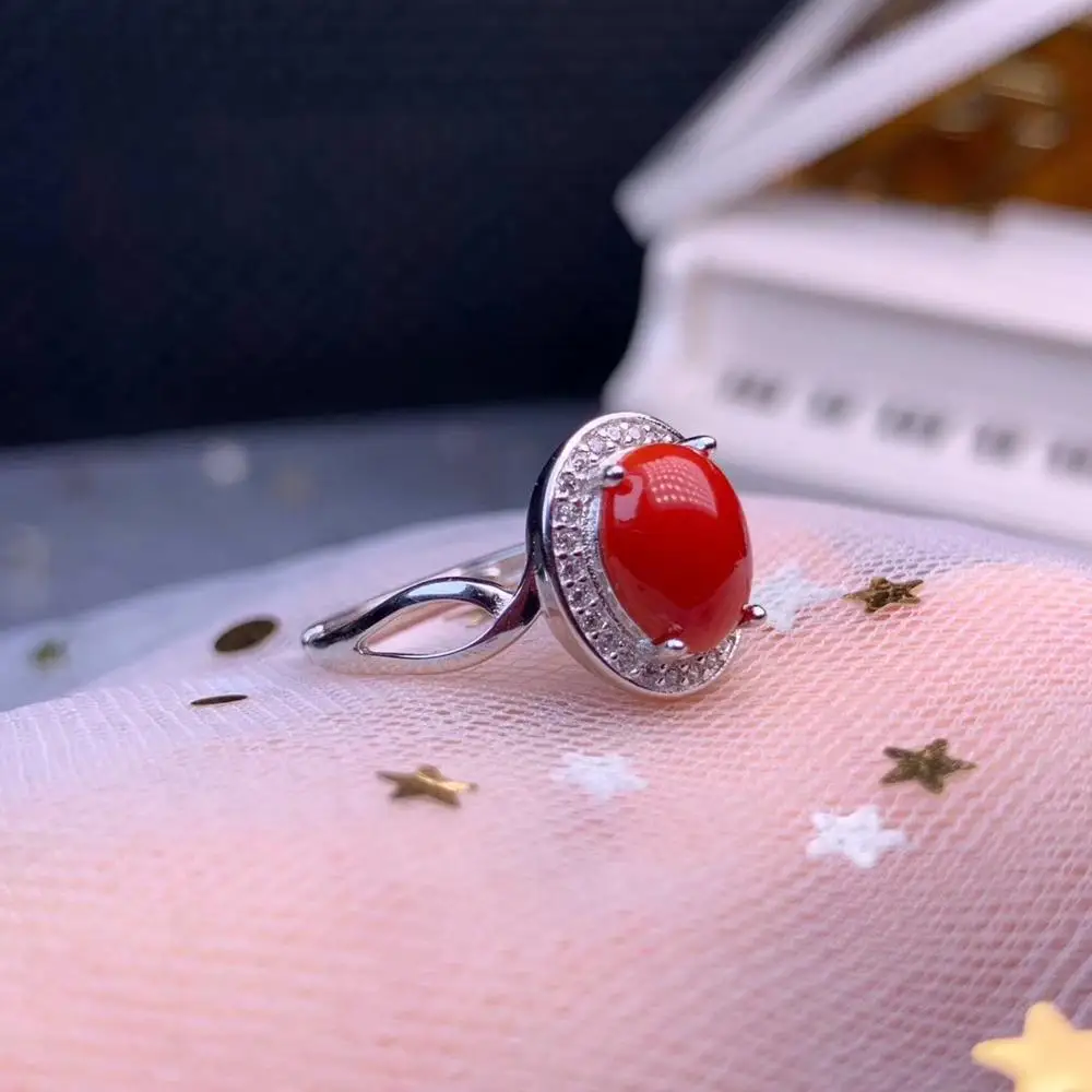 Ювелирные изделия KJJEAXCMY boutique Женское кольцо из серебра 925 пробы с инкрустацией