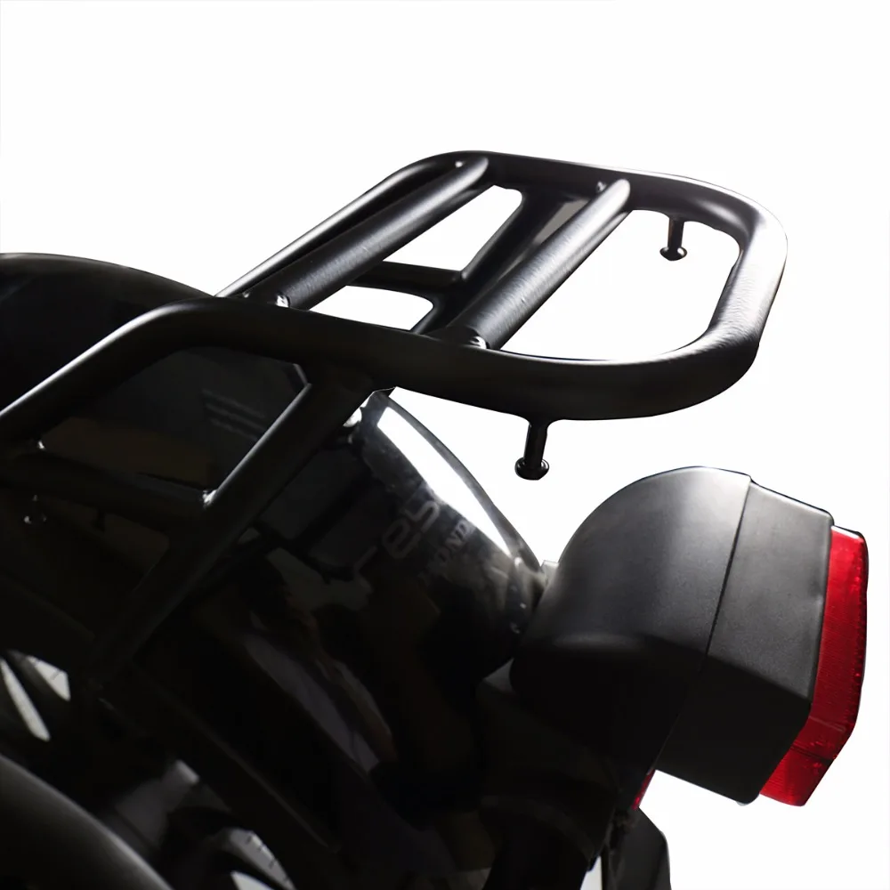 Черное заднее крыло Чемодан стойки для Honda- Rebel CMX 300 500 модели