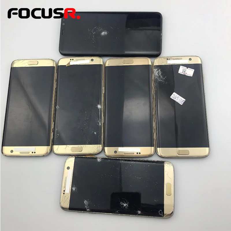 Practice LCD screen assmebly with frame for samsung S6edge s6edge plus s7edge S8 and glass separating practice | Инструменты