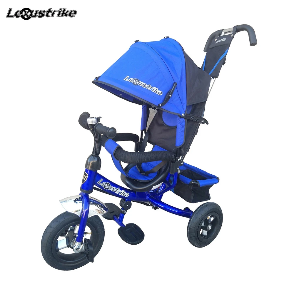 Велосипед детский 3 х колесный Lexus trike колеса EVA 10 и 8 регулируемая спинка задний