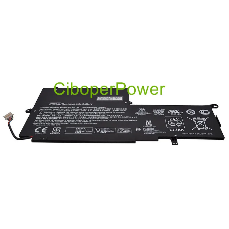 Оригинальное качество для Pro X360 Spectre 13 PK03XL HSTNN DB6S 6789116 005 11 4 V 56WH|Аккумуляторы