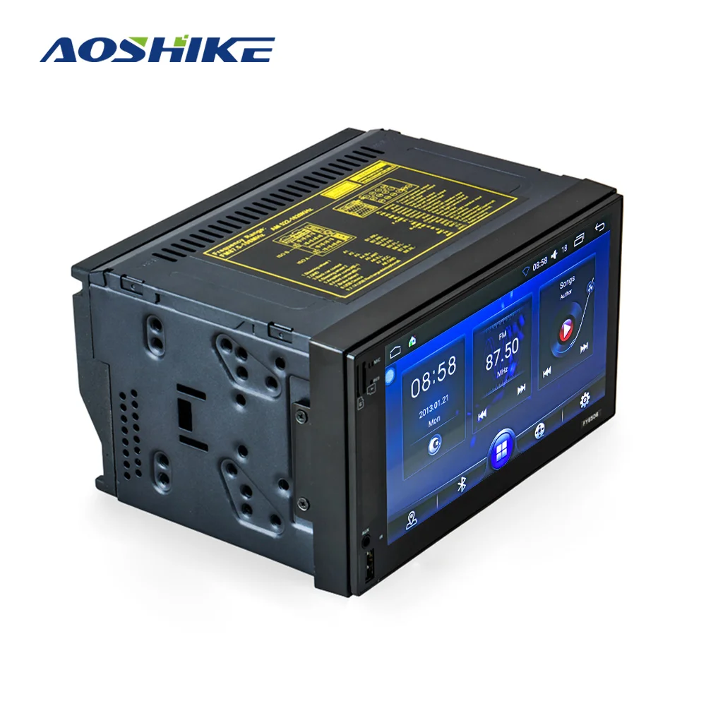 AOSHIKE gps 2 Din Автомобильный мультимедийный плеер 7 ''HD MP5 Bluetooth wifi четырехъядерный