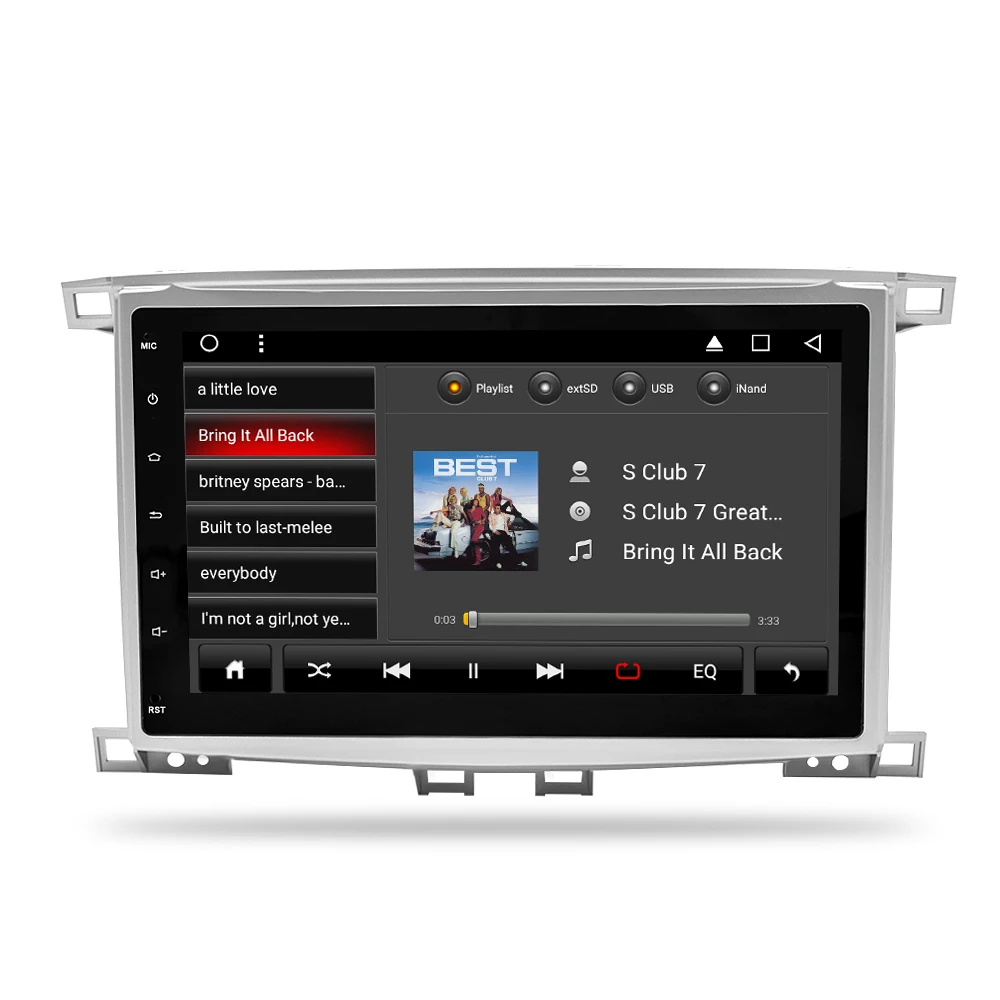 Android 8 1 Автомобильный DVD стерео Мультимедиа для Lexus LX470 Toyota Land Cruiser100/LC100 авто радио