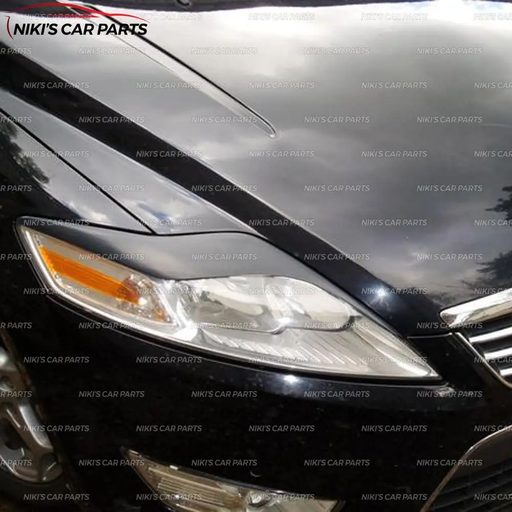 Eyebrows on headlights case for Ford Mondeo 2007-2014 ABS plastic cilia eyelash molding decoration car styling tuning | Автомобили и