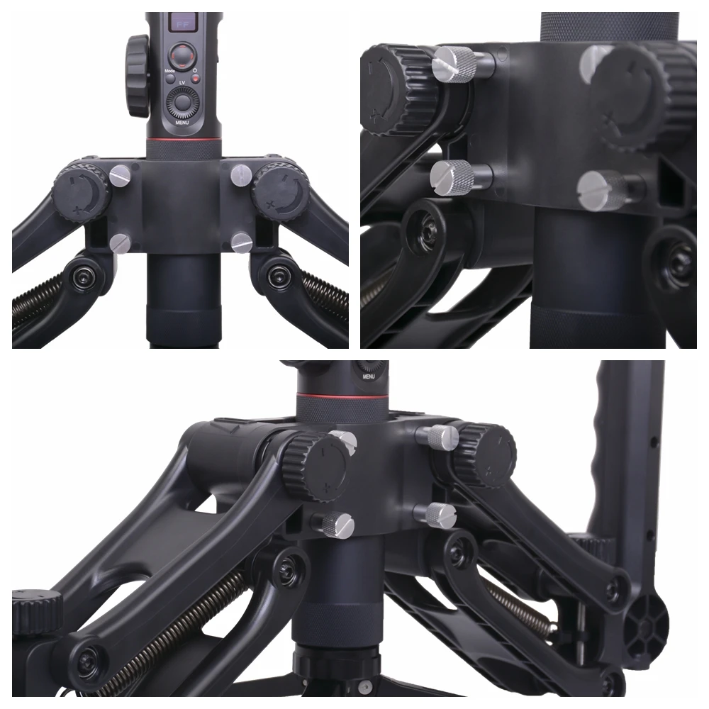 DH04 Z axis весна двойная ручка карданный держатель для ZHIYUN Crane 2 DJI Ronin S/SC MOZA AIRCROSS Smooth 4 OSMO mobile 2 AK2000