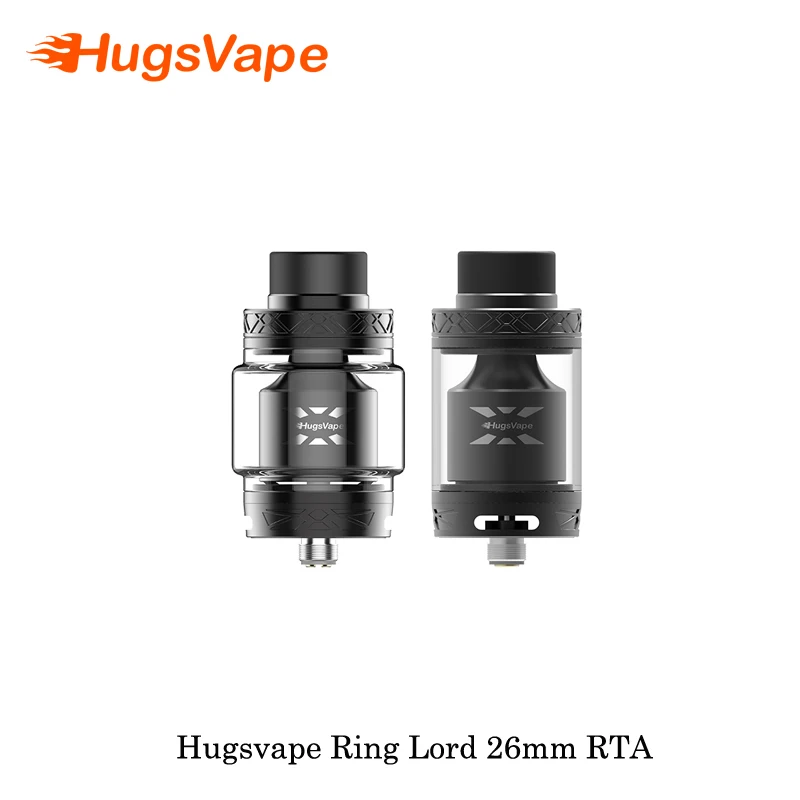 Электронные сигареты Hugsvape кольцо Lord 26 мм RTA 2 мл/5 мл емкость одной катушки