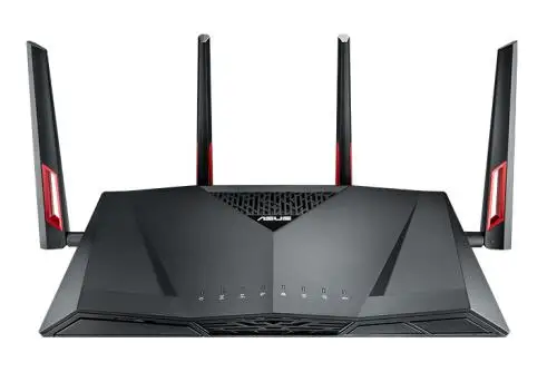Двухдиапазонный гигабитный Wi Fi игровой роутер ASUS RT AC88U AC3100 поддержка сетевой