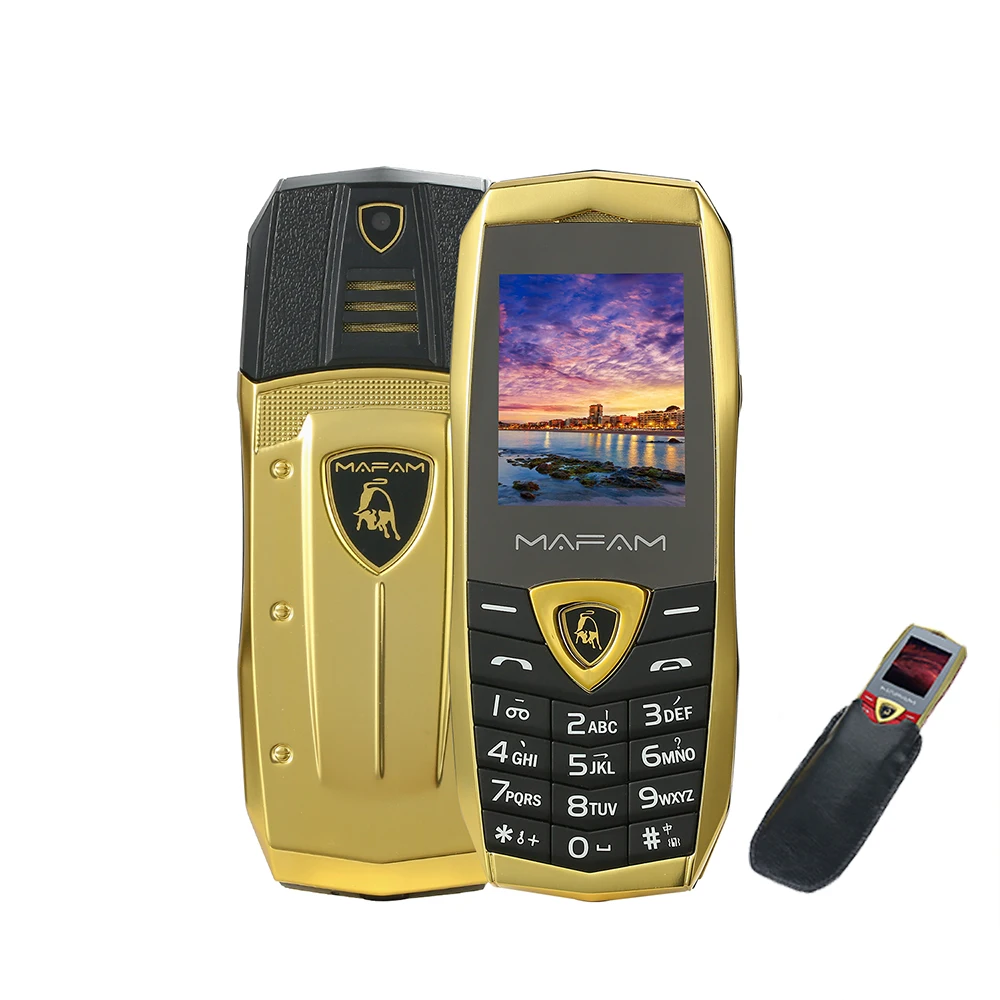MAFAM A18 Супер Мини Вибрация Роскошный металлический корпус пластиковый ключ