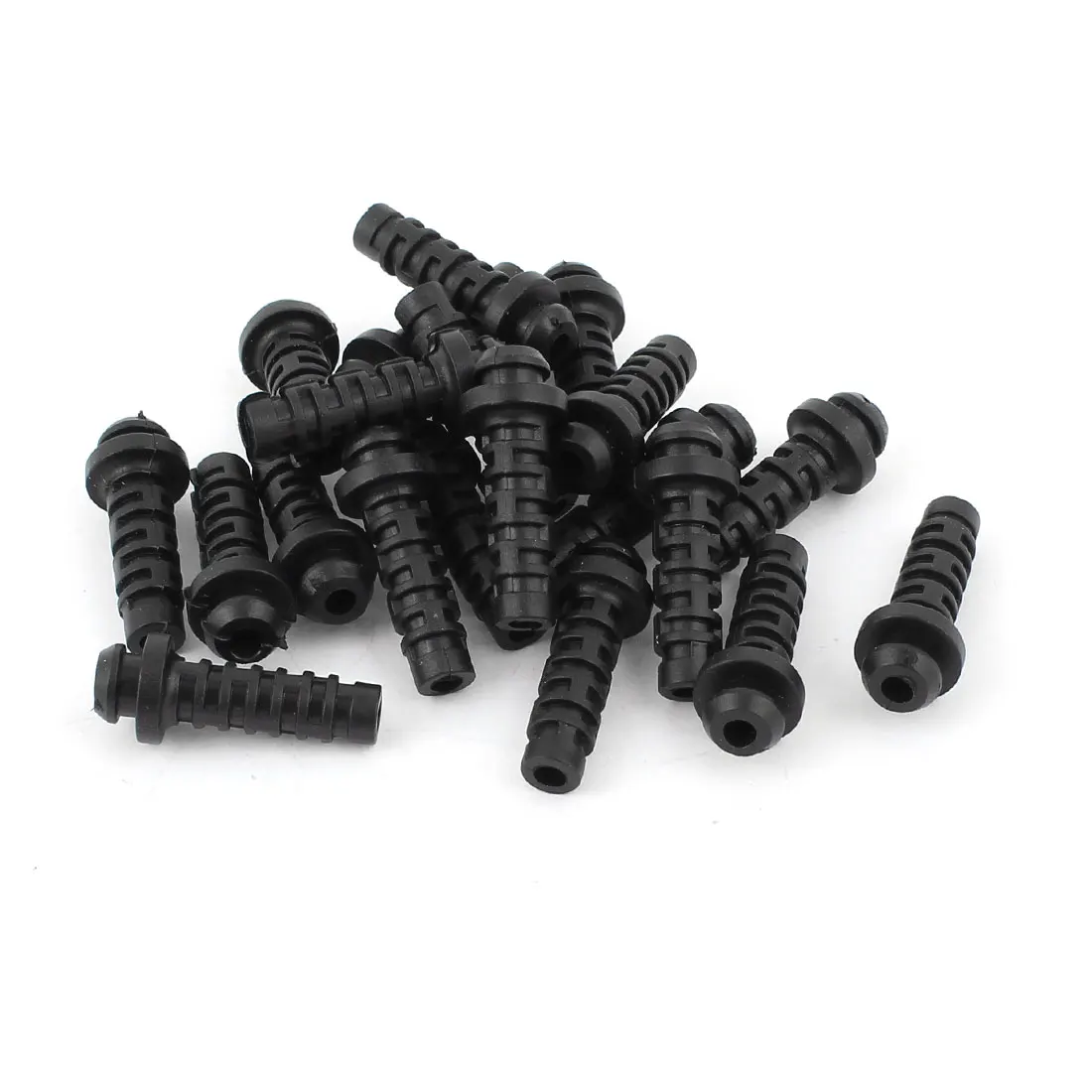 UXCELL 20 шт. 25X6x3mm Core Protector Relief Bootes Micro Rubber Натяжной кабель рукав шланг для зарядного