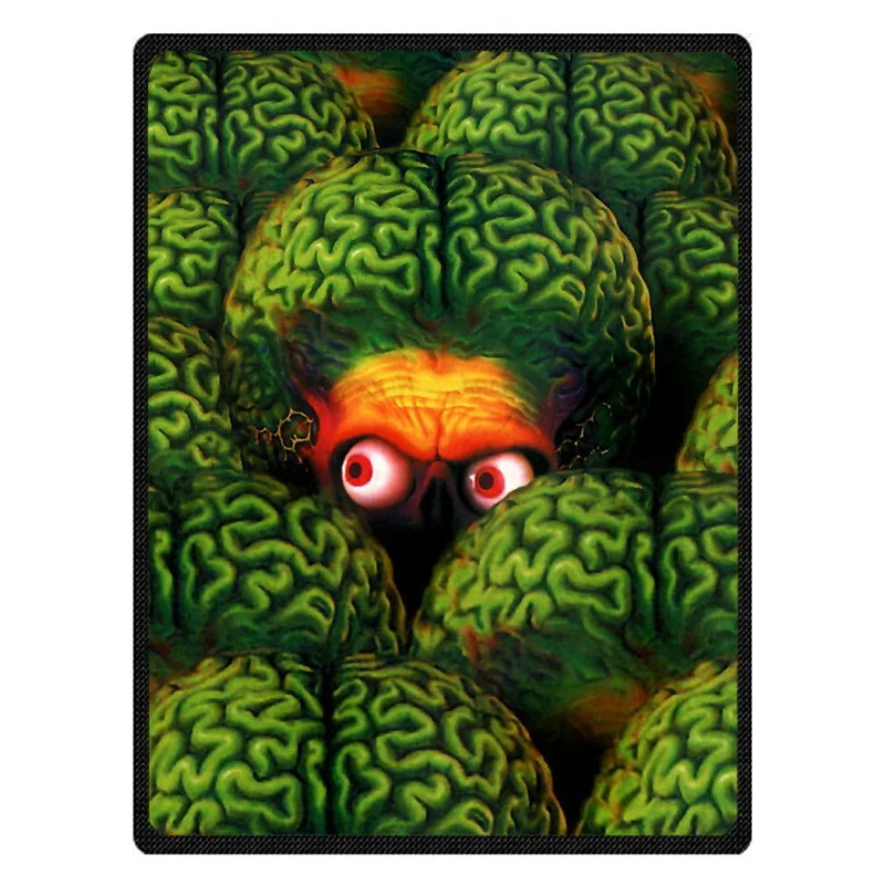 Home Textile Sofa/Bedding Throws Flannel Blanket Spring Autumn Warm Soft Bedsheet Mars Attacks Blankets | Дом и сад