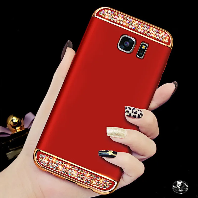Жесткий чехол для Samsung Galaxy S7 Edge S8 S9 Plus J5 Prime J7 Neo A2 Core M30S M21 A40 A50|Бамперы| |