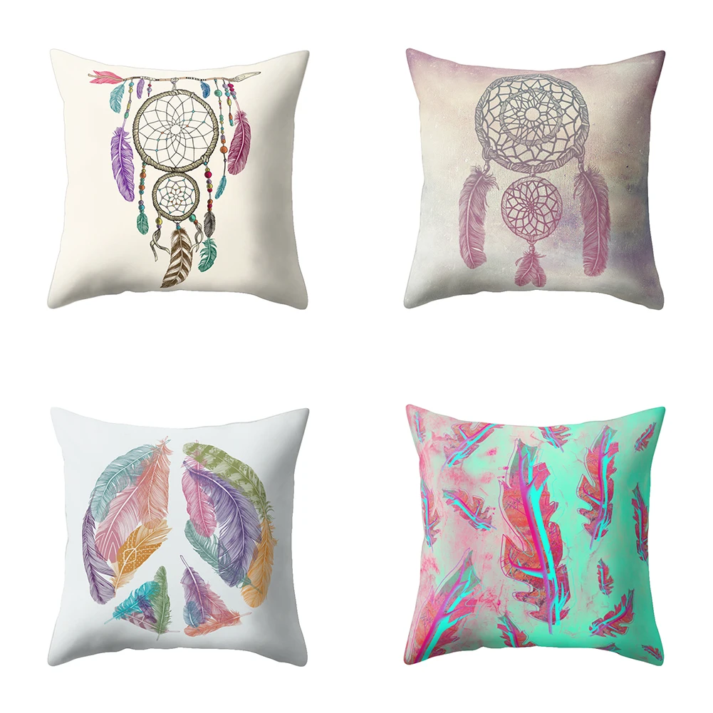 Перо Dream Catcher принт Пледы Наволочки Обложка Home|pillow case|throw pillow casespillow case cover |