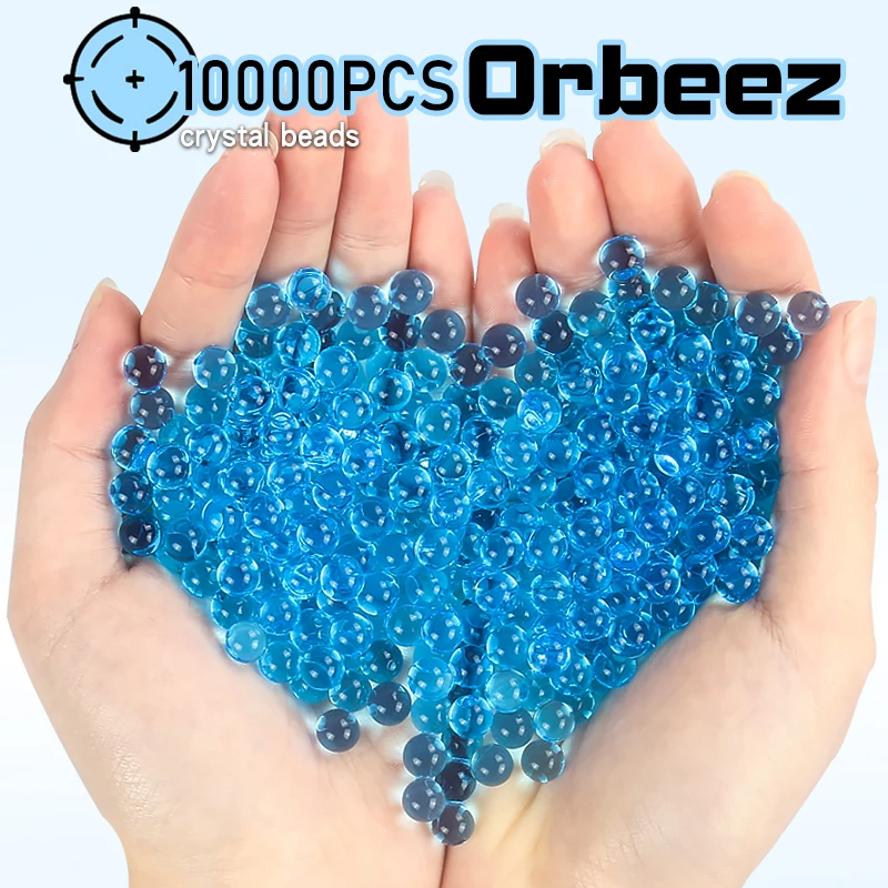 10000 шт. Orbeez мягкий хрустальный шар 7 8 мм водяной пистолет Пейнтбол пуля