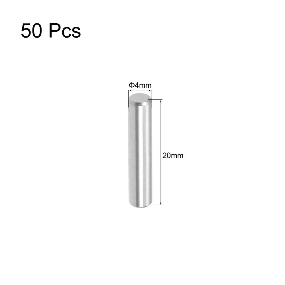 UXCELL 50 шт дюбель шпильки 3x30/3x32/3x35/4x20 мм 304 Нержавеющая сталь полка опорный штырь