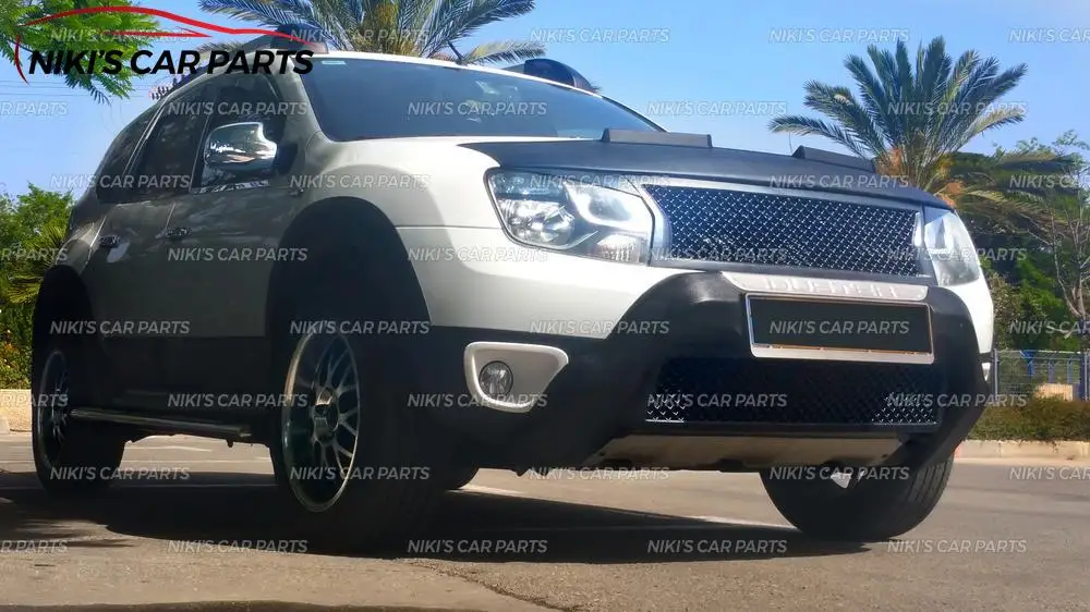 Решетка радиатора для Renault/Dacia Duster 2010- с сеткой ABS пластиковый комплект кузова аэродинамическое украшение автомобиля Стайлинг тюнинг