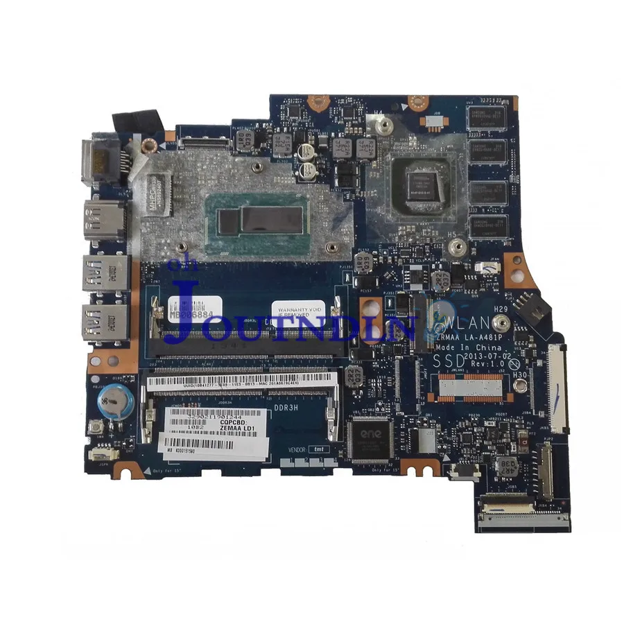 JOUTNDLN для TOSHIBA Satellite E55 E55T материнская плата ноутбука K000151590 ZRMAA LA A481P W/I5 4200U CPU DDR3 GT740M