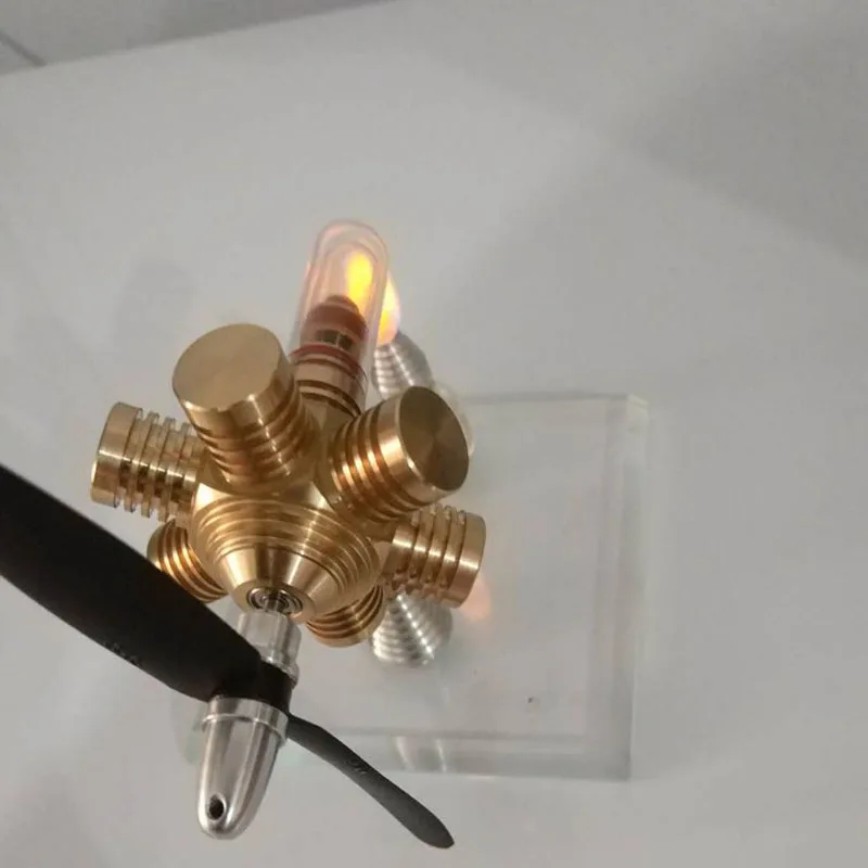 Фото Stirling engine external combustion micro-generator birthday gift six-cylinder aircraft model Обустройство дома Stirling engine external combustion micro-generator birthday gift six-cylinder aircraft model Обустройство дома