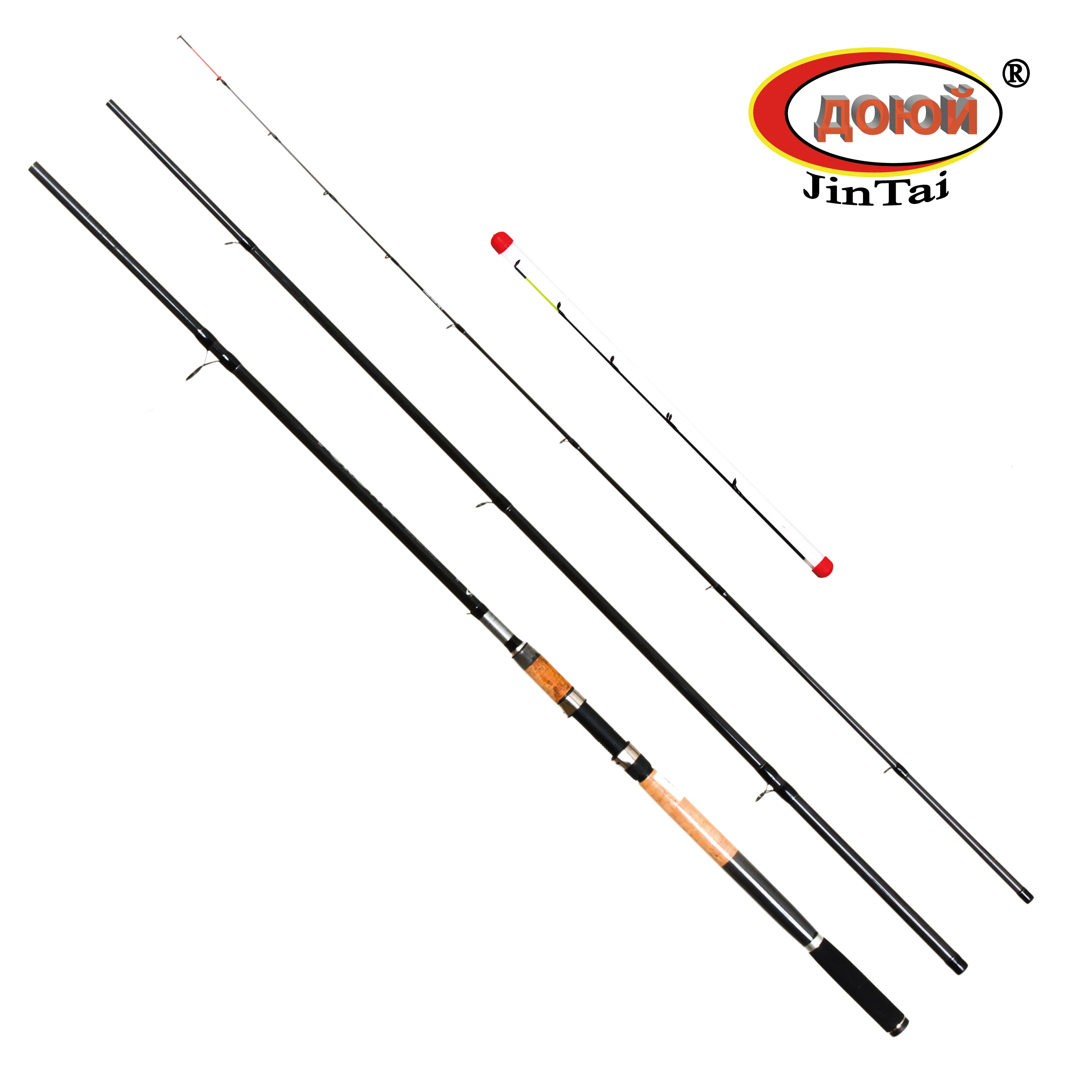 6C 150C CROWN CARBON FEEDER ДОЮЙ JinTai Удилище фидерное штекерное с комплектом хлыстов. Тест