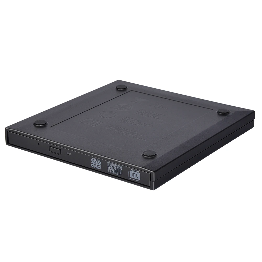 Deepfox USB 3 0 высокоскоростной Внешний привод DVD-R CD горелка оптический CD-RW DVD ROM для