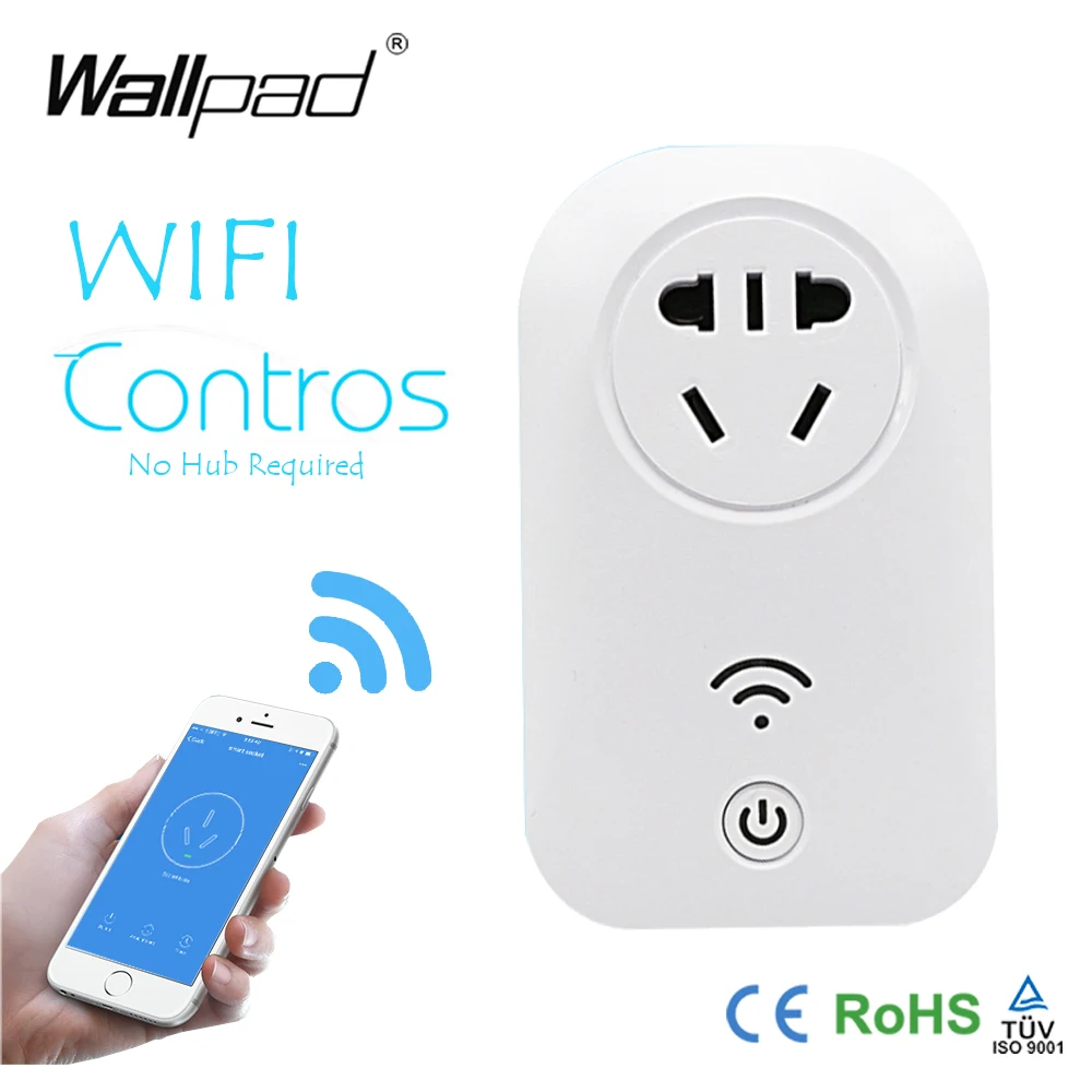 Настенная розетка с Wi Fi сертифицированная CE 100 250 В беспроводной пульт