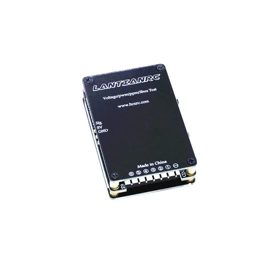 Тестер напряжения ШИМ PPM SBUS дисплей монитор 2-6S Автоматический прочный для