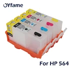Картридж чернильный OYfame, 4 шт., картридж 564 564XL для HP 564, 564 XL, комплект для заправки картриджа с дуговым чипом для принтера HP Deskjet 3070A 3520 3522