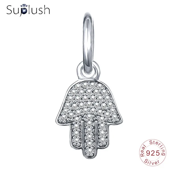 Suplush 31 стиль 925 пробы Серебряный Кулон Шарм Подходит бренд Шарм DIY браслет кулон для изготовления ювелирных изделий - Цвет: 414