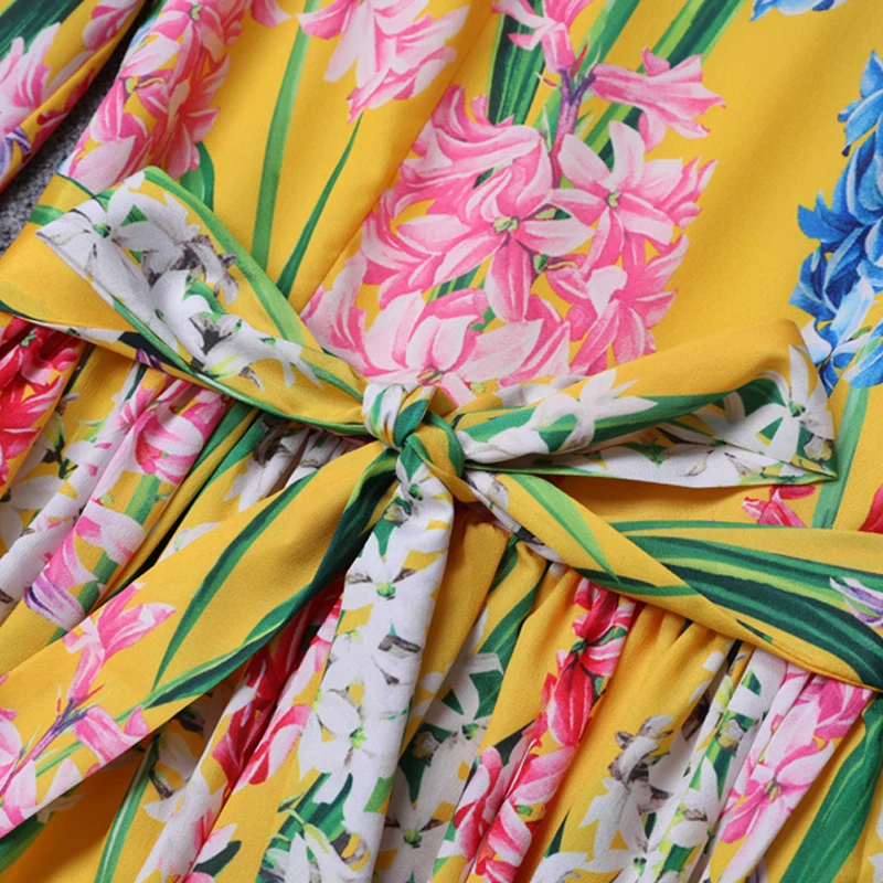 Женское платье макси в винтажном стиле от Megyn роскошное длинное с принтом пол