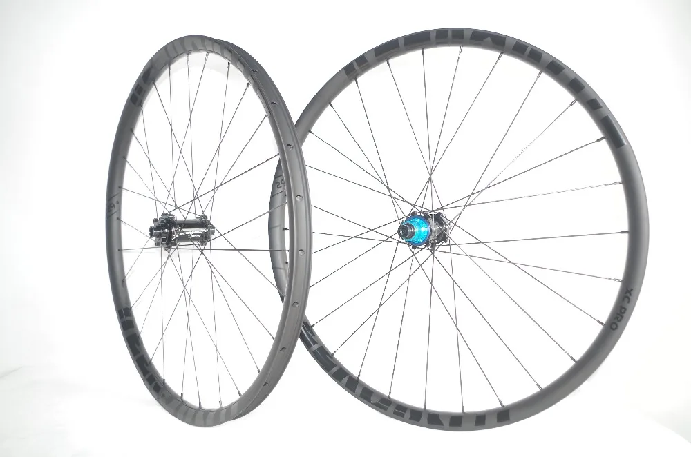 1259g BOOST 29er MTB XC гоночные 24 мм x 30 мм Асимметричный безhookless клинчер бескамерные 2" горный велосипед Карбоновые колеса 28 28 отверстий