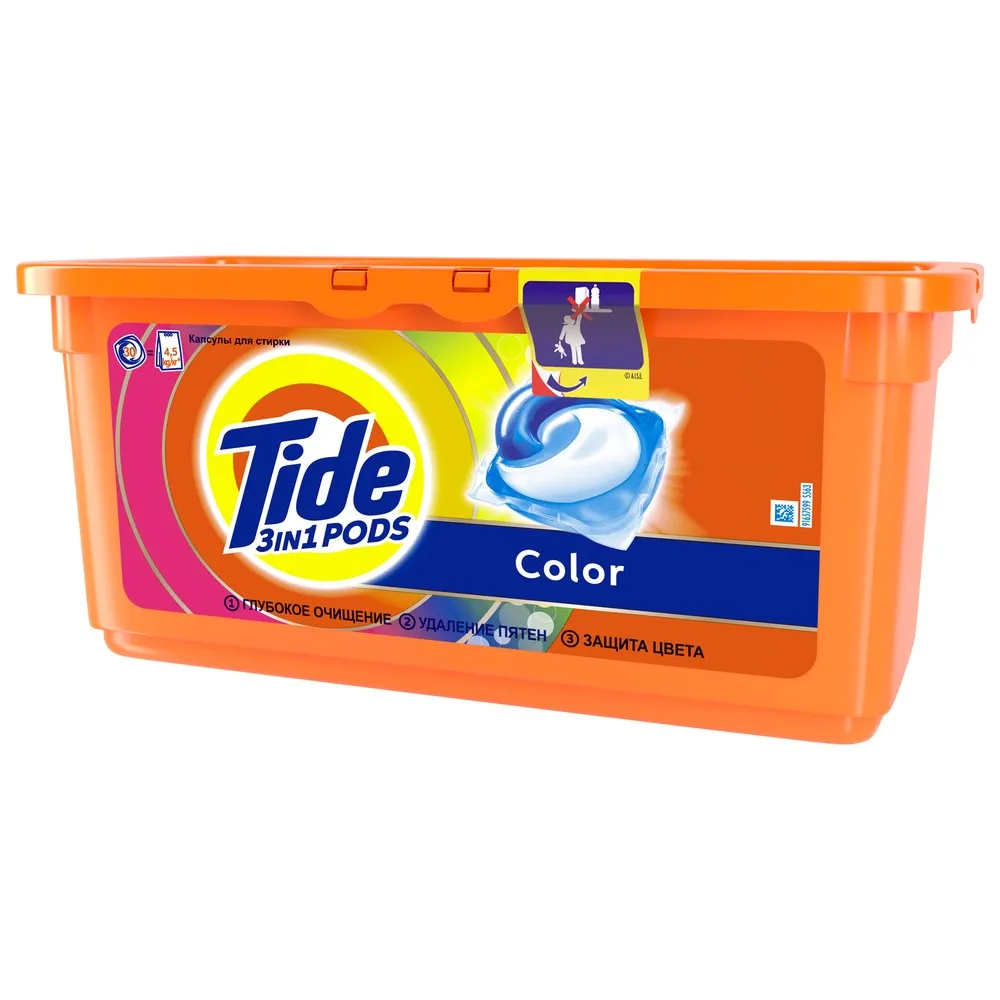 Капсулы для стирки Tide Color 30+ 30 шт. | Дом и сад