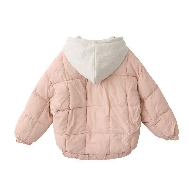 2021 мягкая стеганая Женская куртка на молнии с капюшоном|Женские куртки| |