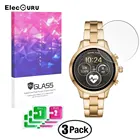 Закаленное стекло для защиты экрана для Майкл Корс доступ подиума сенсорный экран Smartwatch MKT5045, 9H против царапин пузырьковое стекло