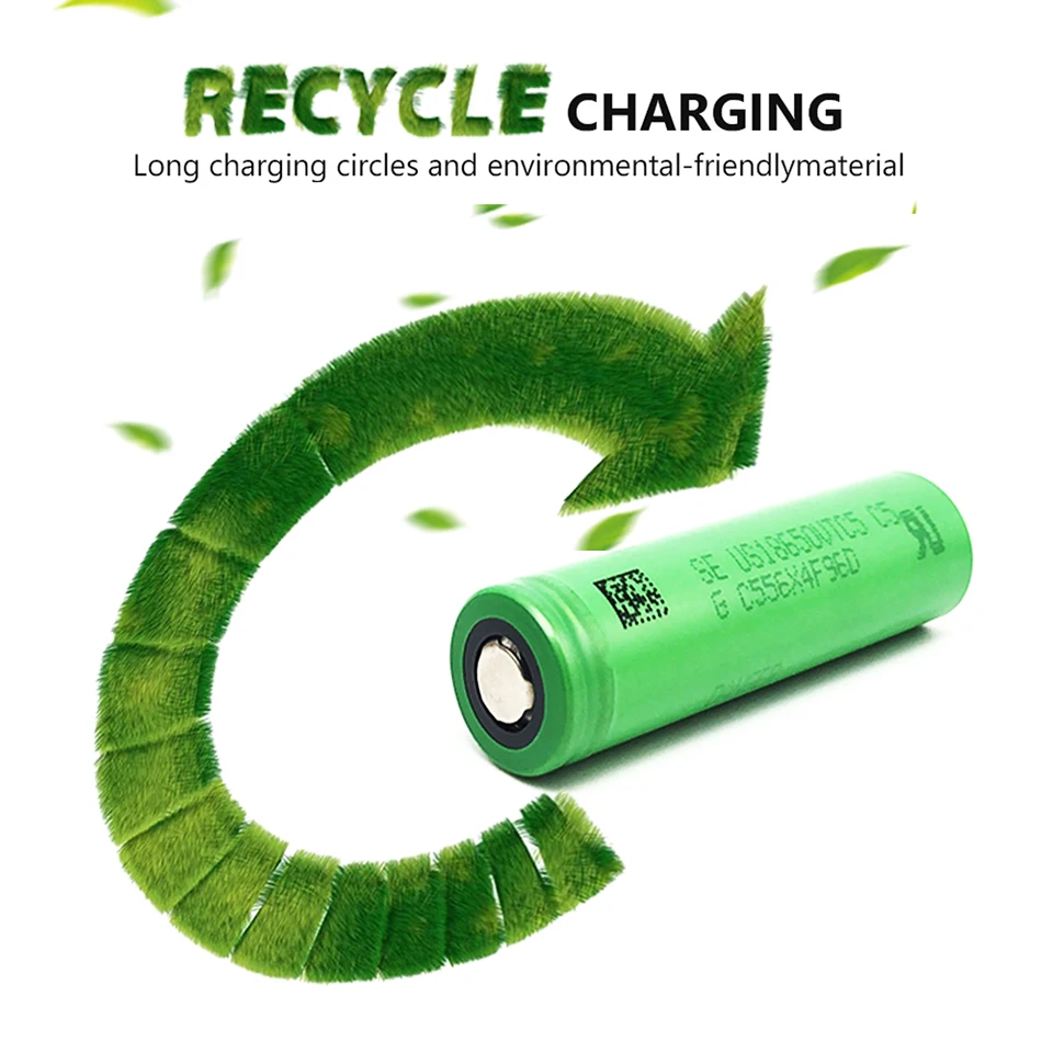 4 шт. 100% Оригинальная 18650 аккумуляторная батарея VTC5 2600mAh 3 7 V непрерывный разряд 30A