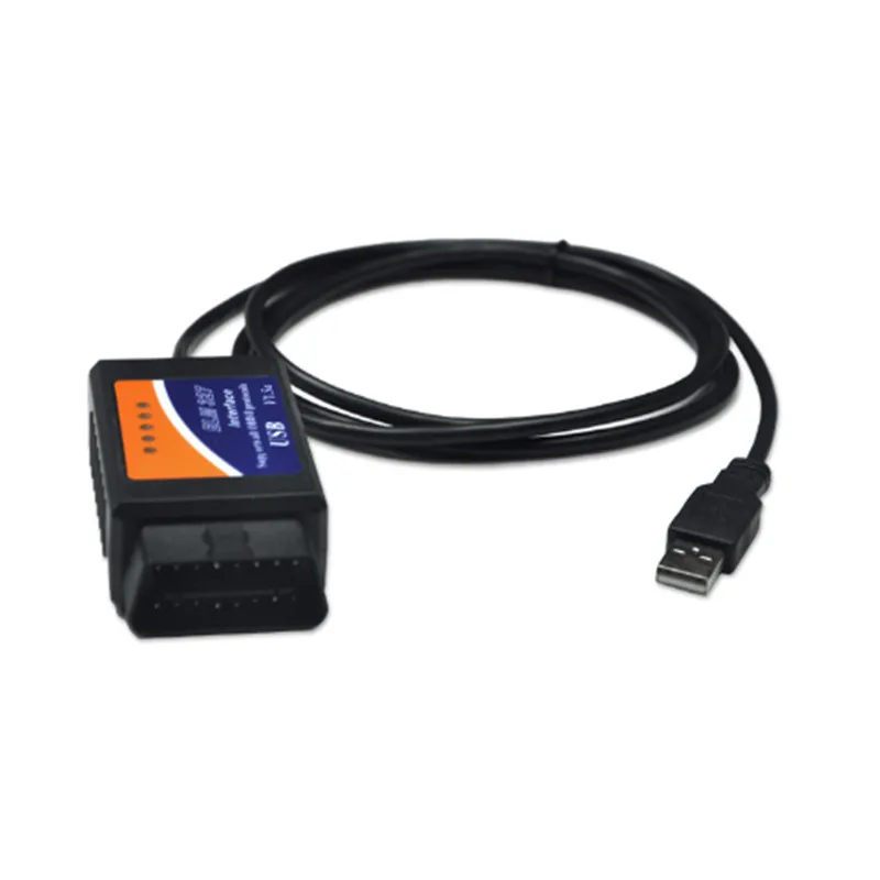 ELM327 Usb интерфейс OBDII ELM 327 Scanner V1.5 автомобильный диагностический кабель|car diagnostic
