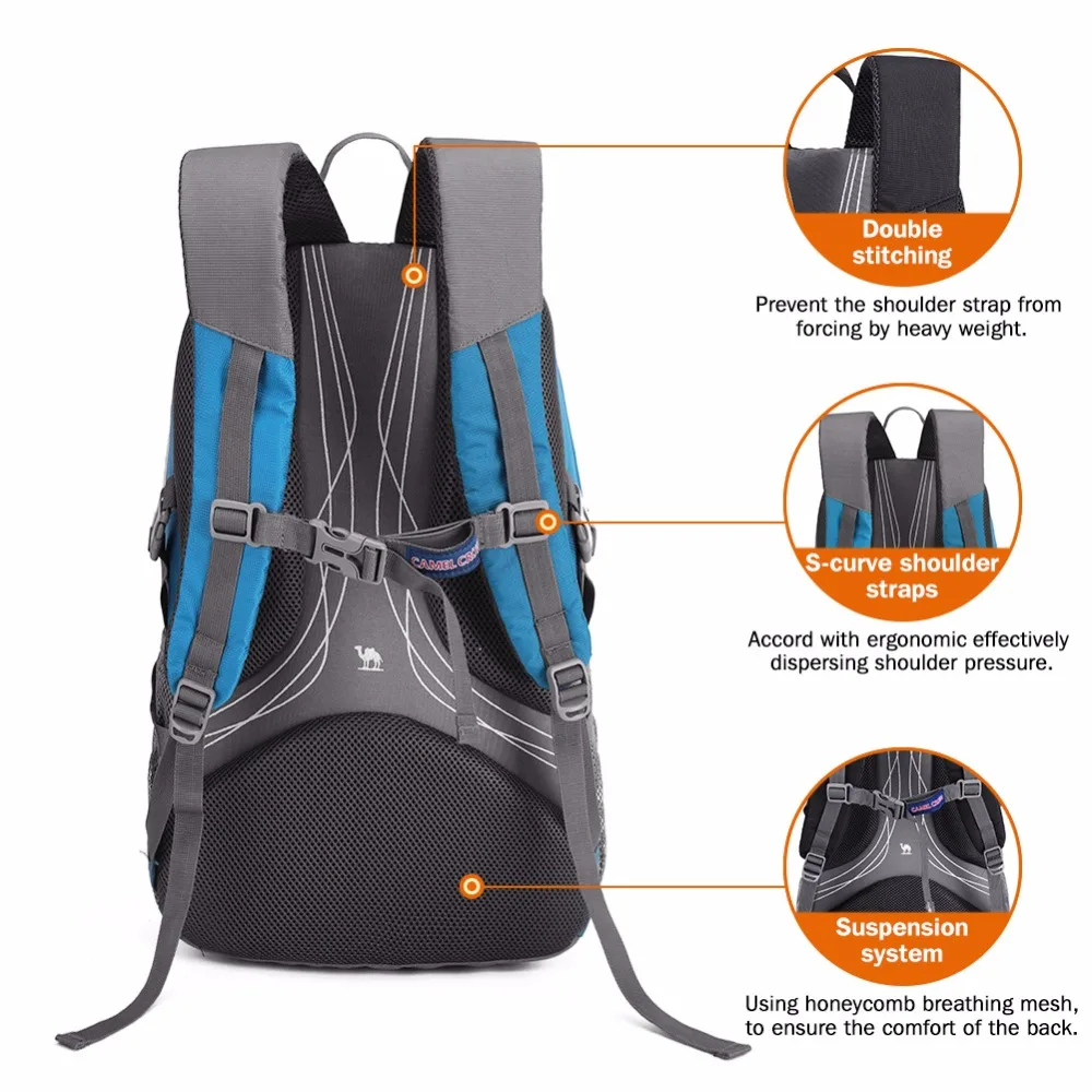CAMEL 30L/40L Многофункциональный Водонепроницаемый рюкзак для скалолазания пешего