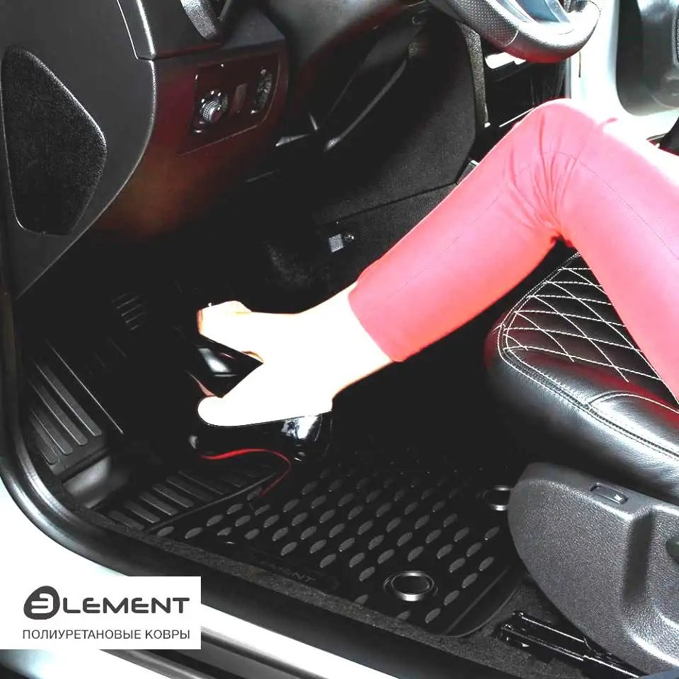 Для Лада Нива 2121 4x4 3 двери Коврики 3D в салон 4 шт./компл. полиуретан Element F320250E1|3d floor