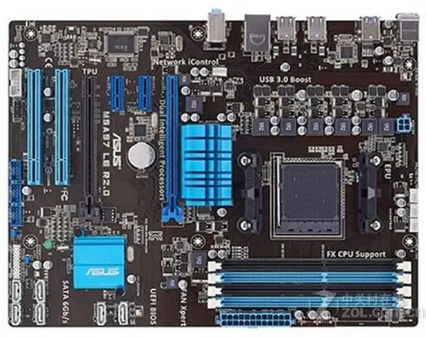 Разъем AM3 + для ASUS M5A97 LE R2.0 оригинальный AMD 970 материнская плата DDR3 USB3.0