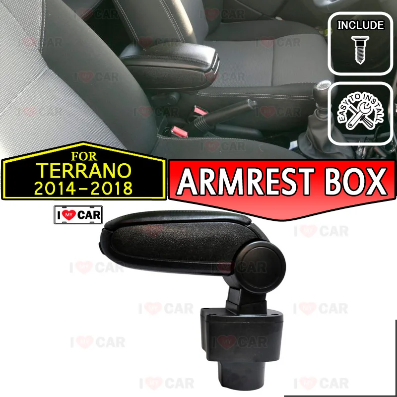 Для Nissan Terrano 2014 2018 ящик для хранения в подлокотнике автомобиля центральная