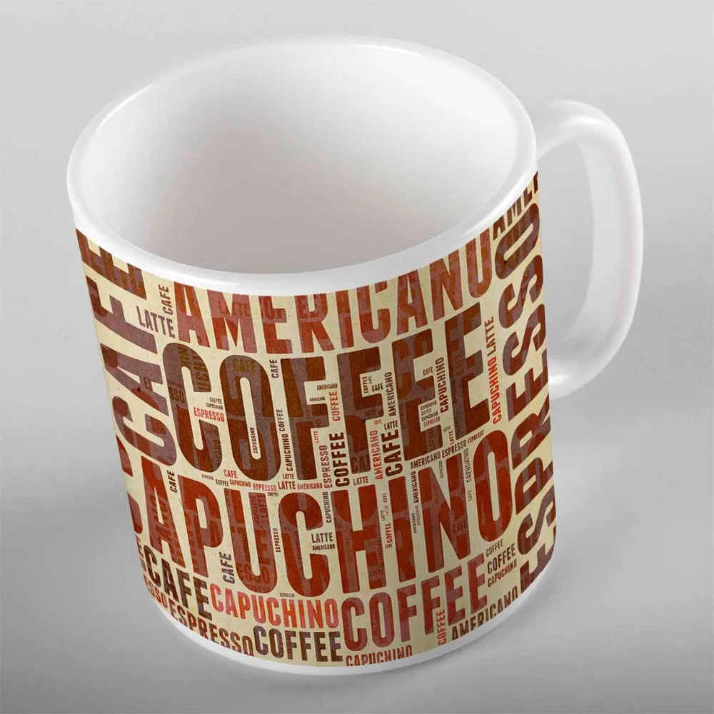 

Else Yellow Orange Capuchino Brown Coffee Writen 3d Photo Print Gift Ceramic Drinking Water Tea Bear Coffee Cup Mug Kitchen