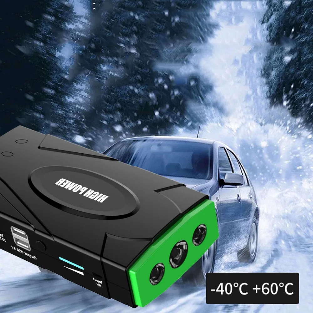 Высокая мощность многофункциональный автомобиль Jumper Starter аварийное 12V
