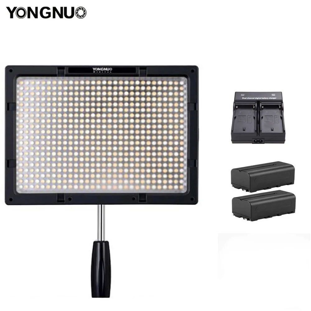 Светодиодная лампа для видеокамеры YONGNUO YN600S 3200K 5500K с функцией памяти Canon Nikon Pentax