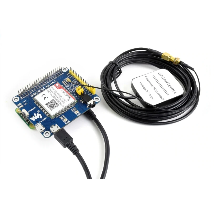 ShenzhenMaker Store 4G/3g/2G/GSM/GPRS/GNSS шляпа для Raspberry Pi Zero/Zero W/Zero WH/2B/3B/3B+ на основе SIM7600E-H, поддержка dial-up