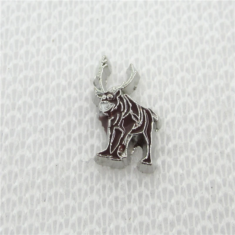 

Hot Selling 20pcs/lot Deer Animals Floating Charms Living Glass Memory Lockets DIY Jewelry Charms