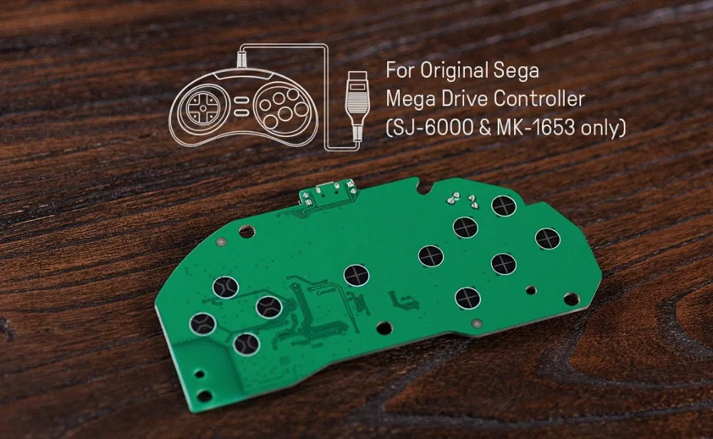 8 bitdo Mod Kit для оригинальный MD контроллер DIY Bluetooth геймпад|Геймпады| |
