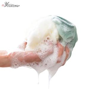 OYOURLIFE 1 шт., банный шар, цветочные сетчатые кисти, губки, аксессуары для ванной, для детей, кисть для отшелушивания тела, инструмент для очистки