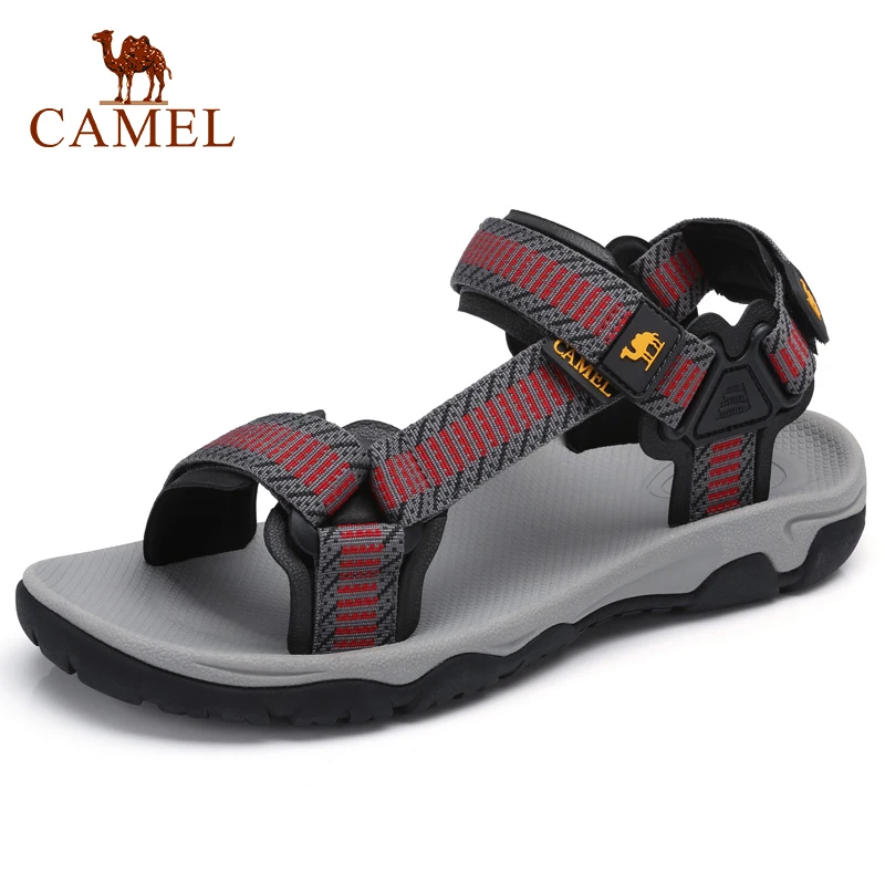 CAMEL/мужские и женские уличные сандалии; повседневные удобные нескользящие высококачественные треккинговые пляжные рыболовные сандалии