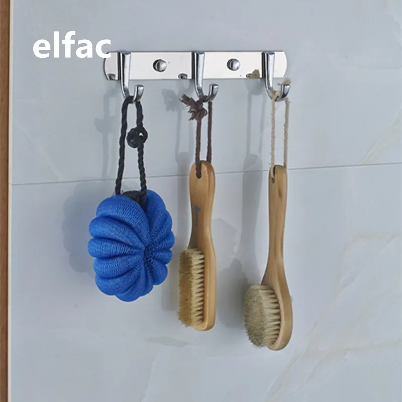 Elfac 1-5 Крючки современный для халатов Нержавеющая сталь высокое качество Кухня